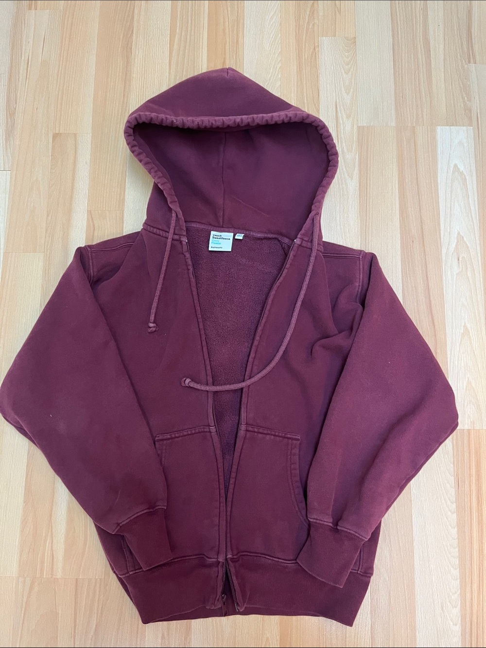 TNA Burgundy Zip Up
